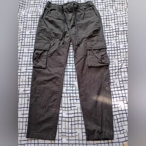 Men's Size Large Dark Grey Cargo Pants